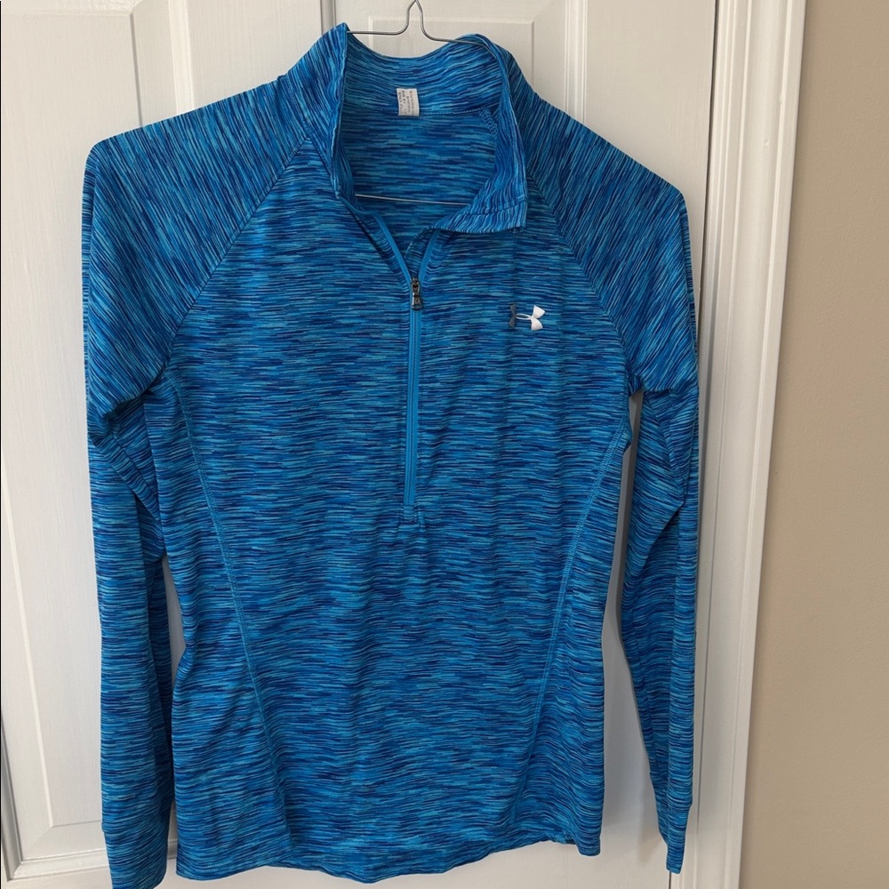 Under Armour Electric Blue Half-Zip Top